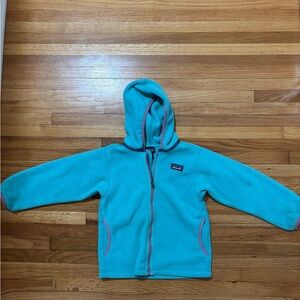 Patagonia Kids Blue Fleece Hoodie